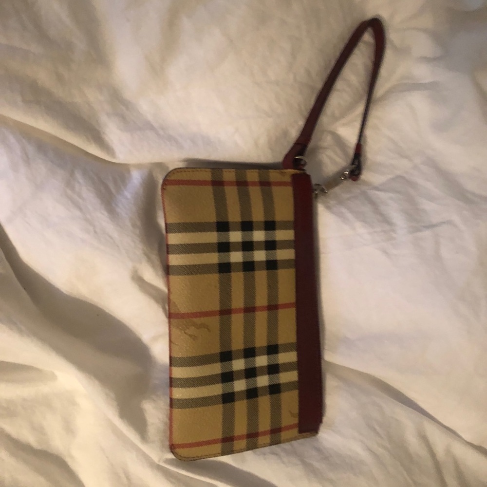 Authentic Burberry Wristlet
